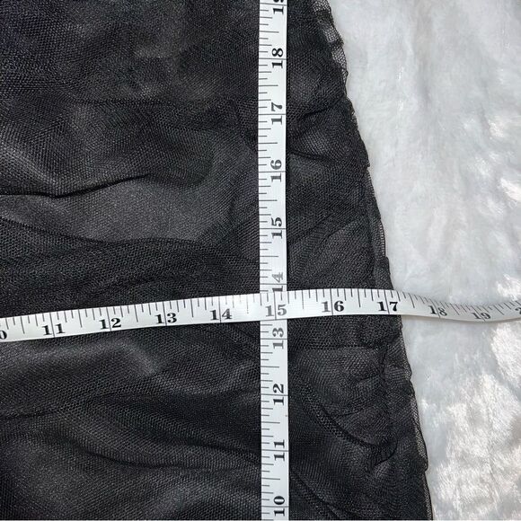 David’s Bridal strapless black tule mini dress. - Picture 12 of 12